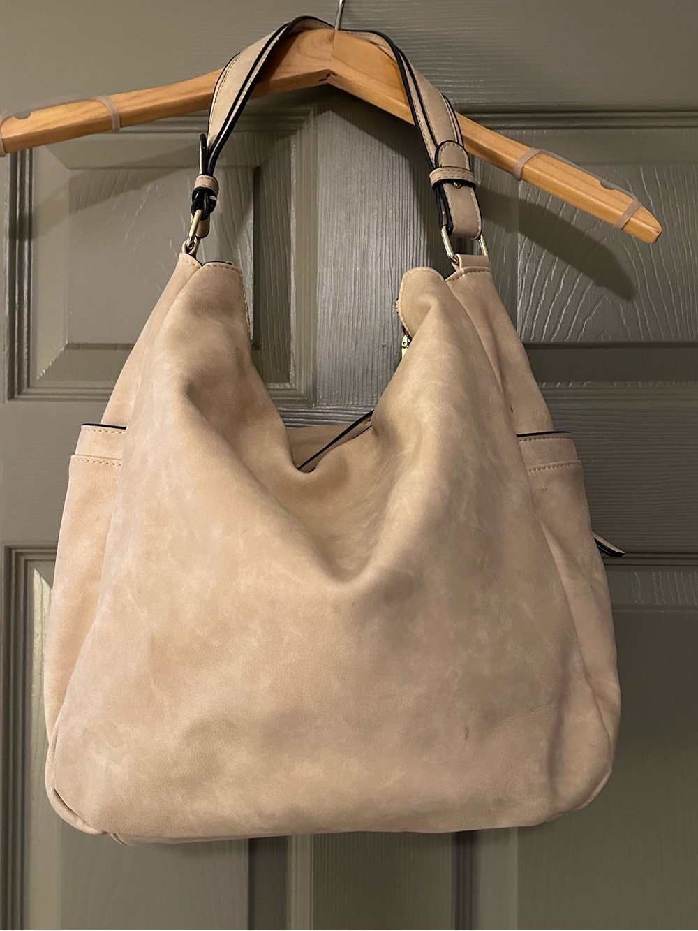 Free People Taupe Shoulder Bag - Women's Hobo Tote
